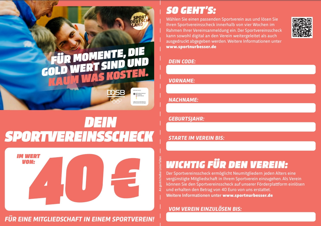 Vereinsscheck